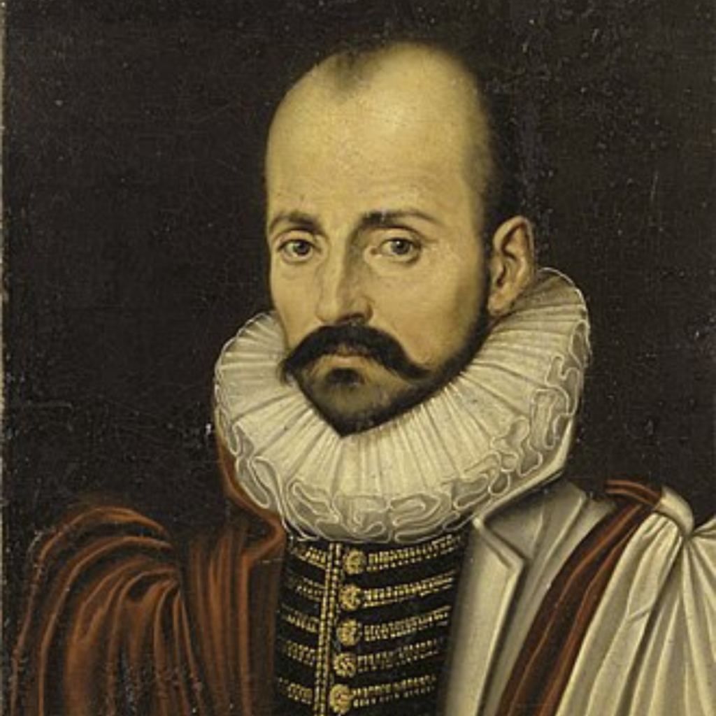 Portait of Michel de Montaigne.