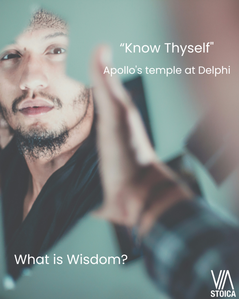 Knowing yourself leads to wisdom.