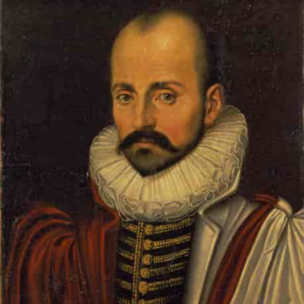 Portait of Michel de Montaigne.