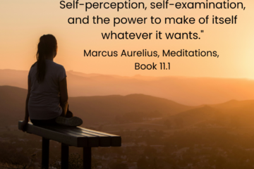 How to Reflect like a Stoic. "Characteristics of a rational soul: Self-perception, self-examination, and the power to make of itself whatever it wants." Marcus Aurelius