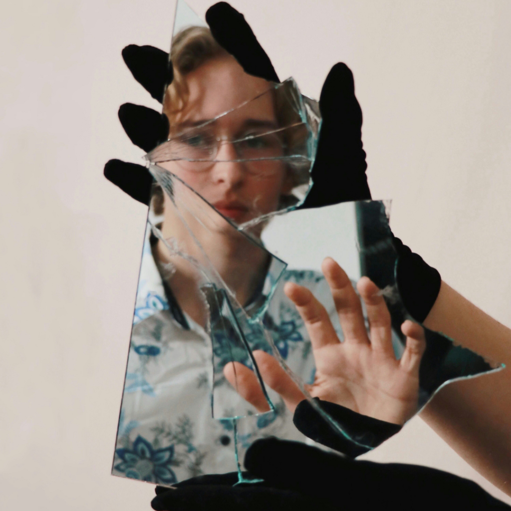 A broken reflection of ourselves.