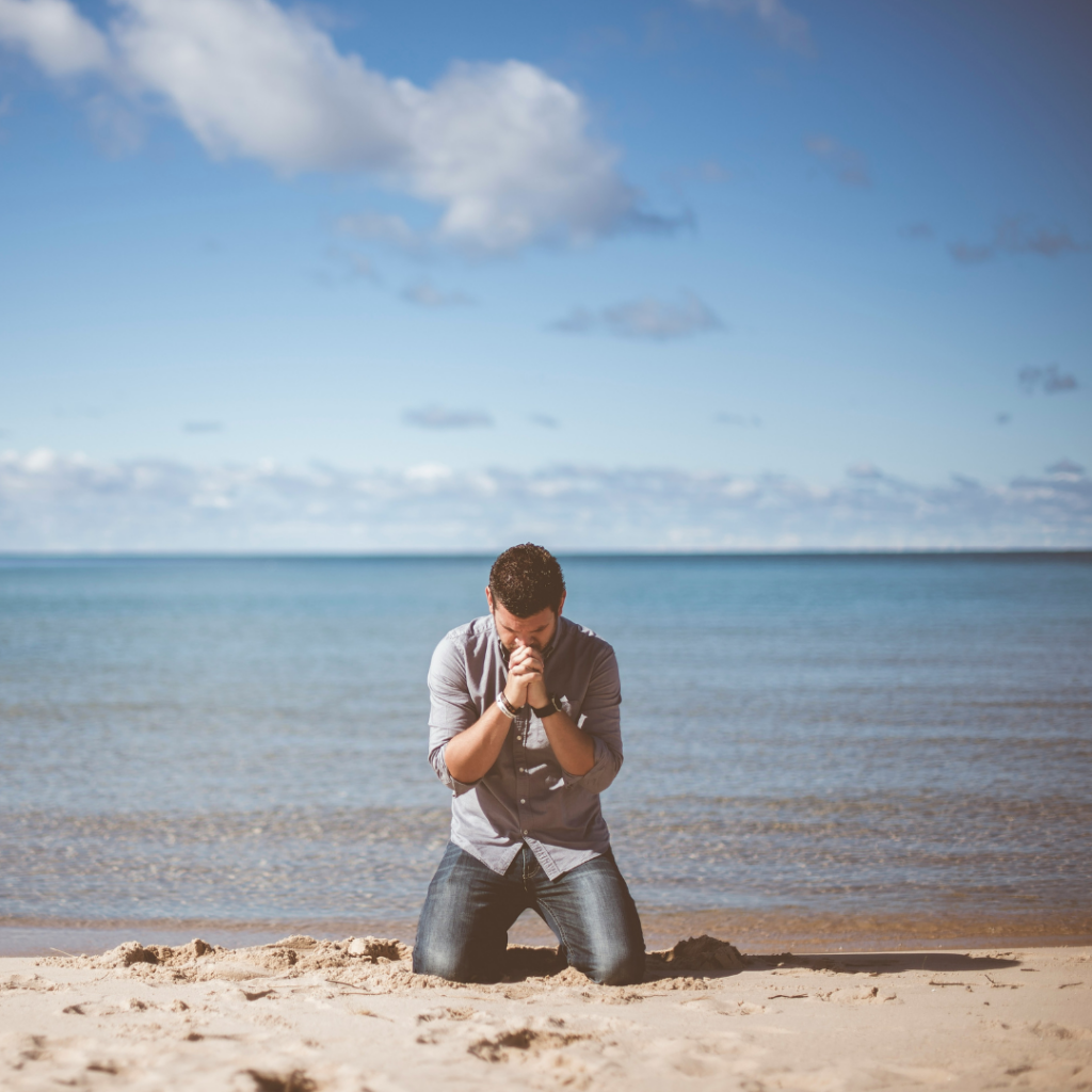 Man overthinking his actions, humbling.