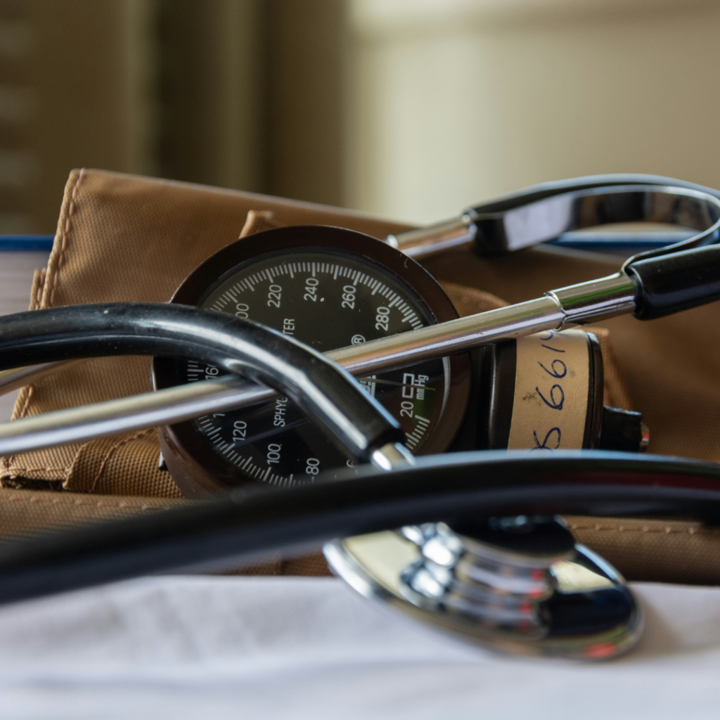 Examine your state an progress with doctor's tools.