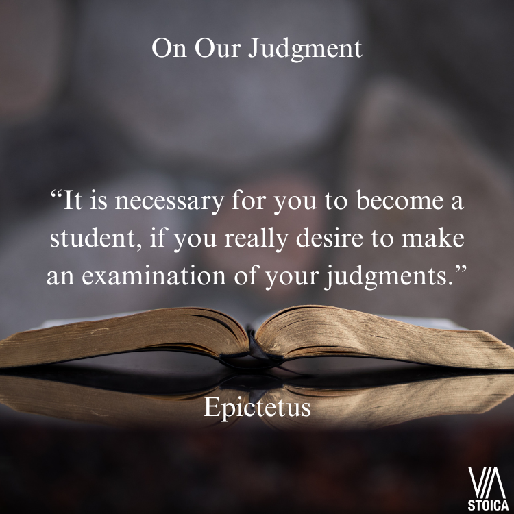 On Our Judgment