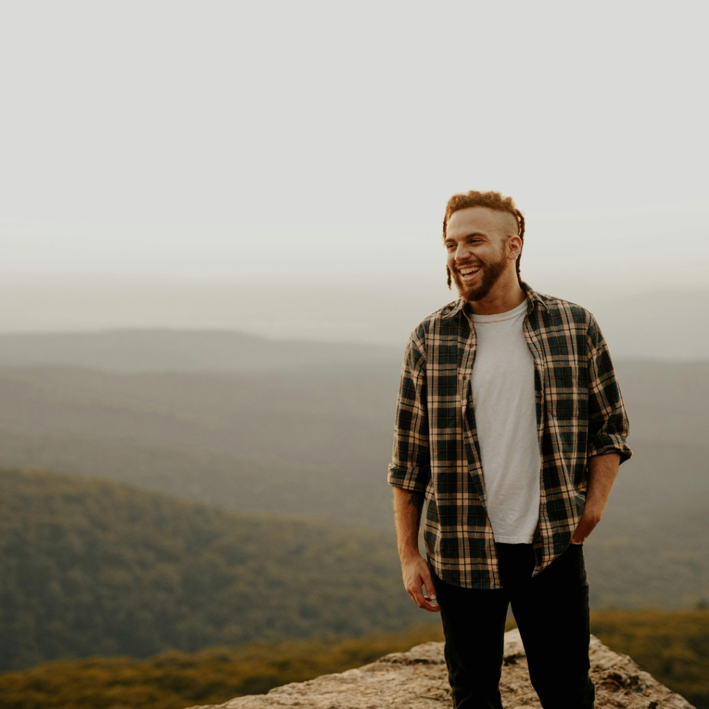 A cheerful man