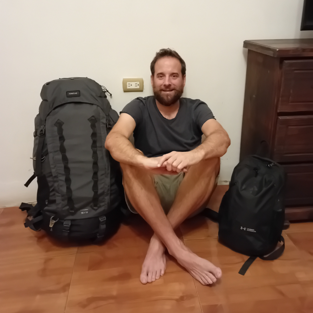 Benny Voncken in Costa Rica while building ViaStoica.com with Brendan.