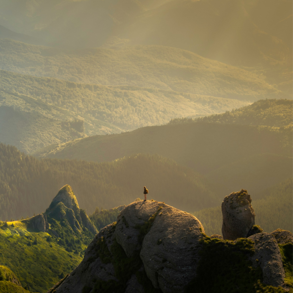 Stoic Man in nature