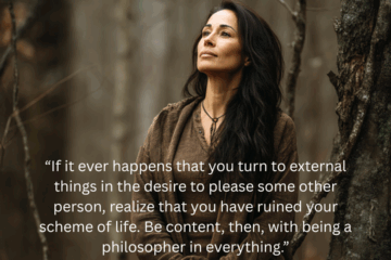 “If it ever happens that you turn to external things in the desire to please some other person, realize that you have ruined your scheme of life. How to live as a Stoic philosopher on Via Stoica.