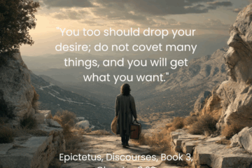 "You too should drop your desire; do not covet many things, and you will get what you want." 10 Epictetus quotes on Temperance on Via Stoica.