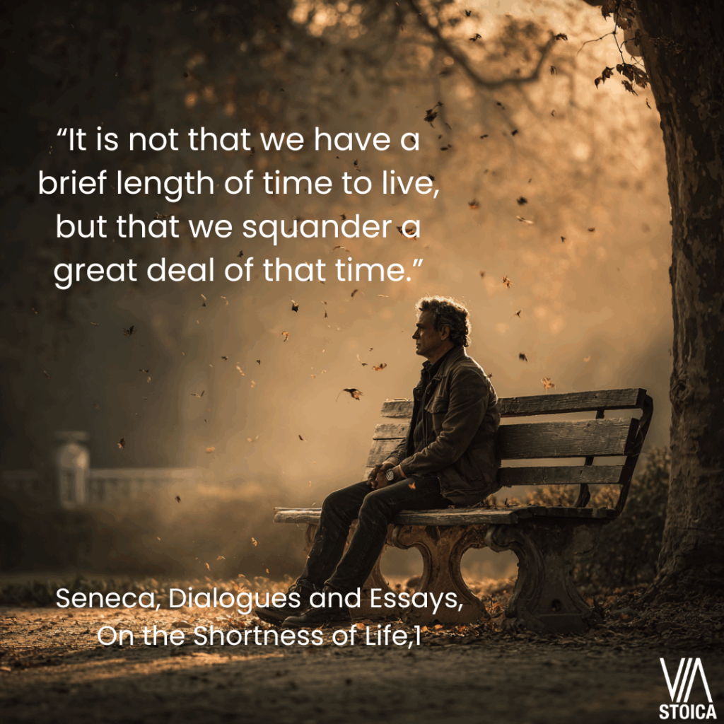 “It is not that we have a brief length of time to live, but that we squander a great deal of that time.” 10 Seneca quotes on death on Via Stoica.