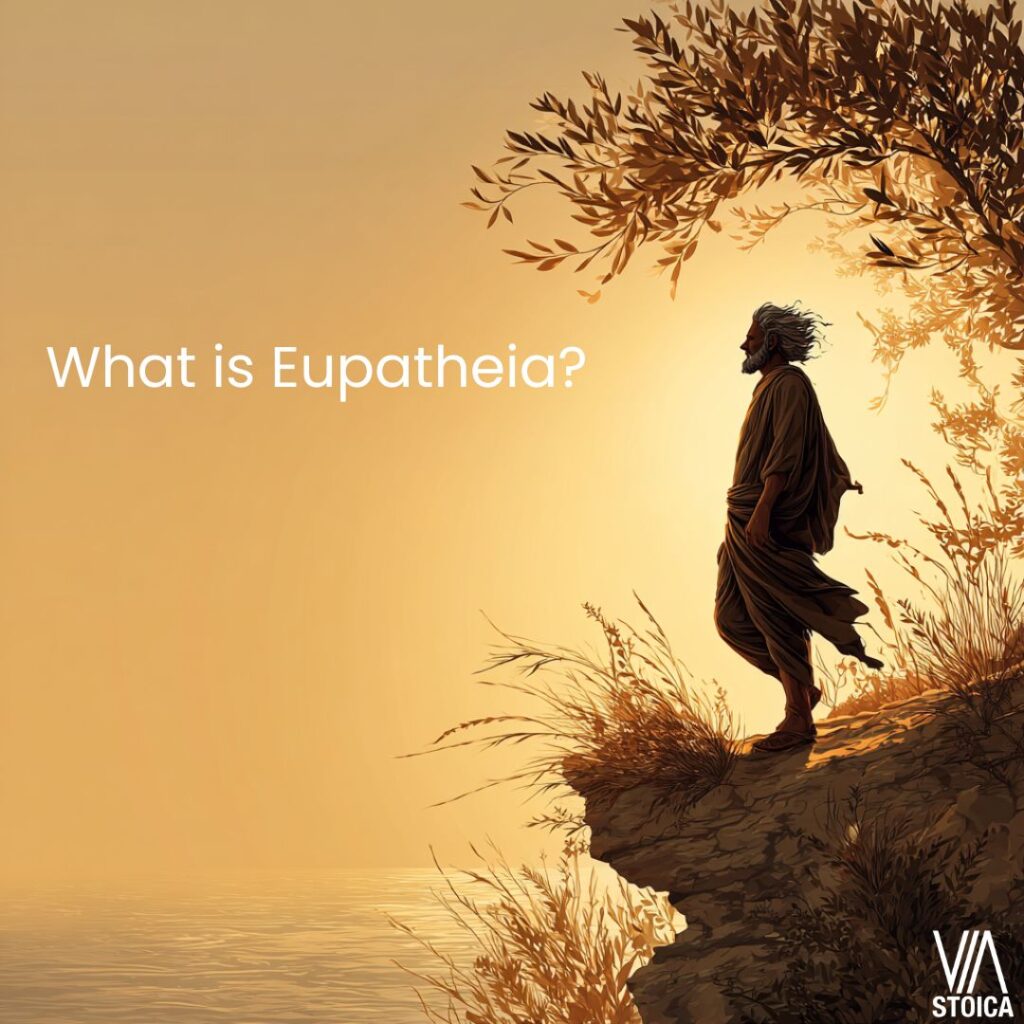 What is Eupatheia? An explanation of the Stoic Philosophical term on Via Stoica.