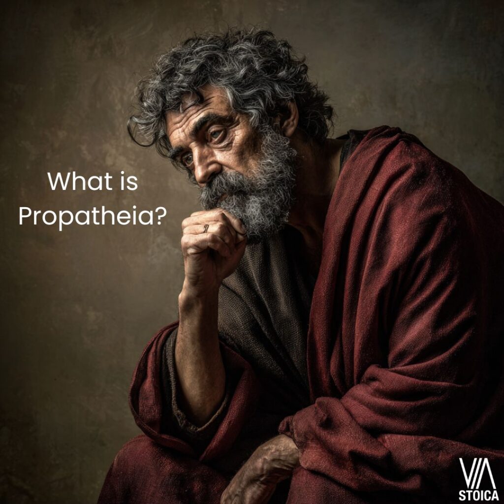 What is Propatheia? Learn more about the Stoic philosophical term on Via Stoica.