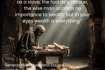 “For the wise man regards wealth as a slave, the fool as a master, the wise man accords no importance to wealth, but in your eyes wealth is everything.” The Stoic view on wealth on Via Stoica.