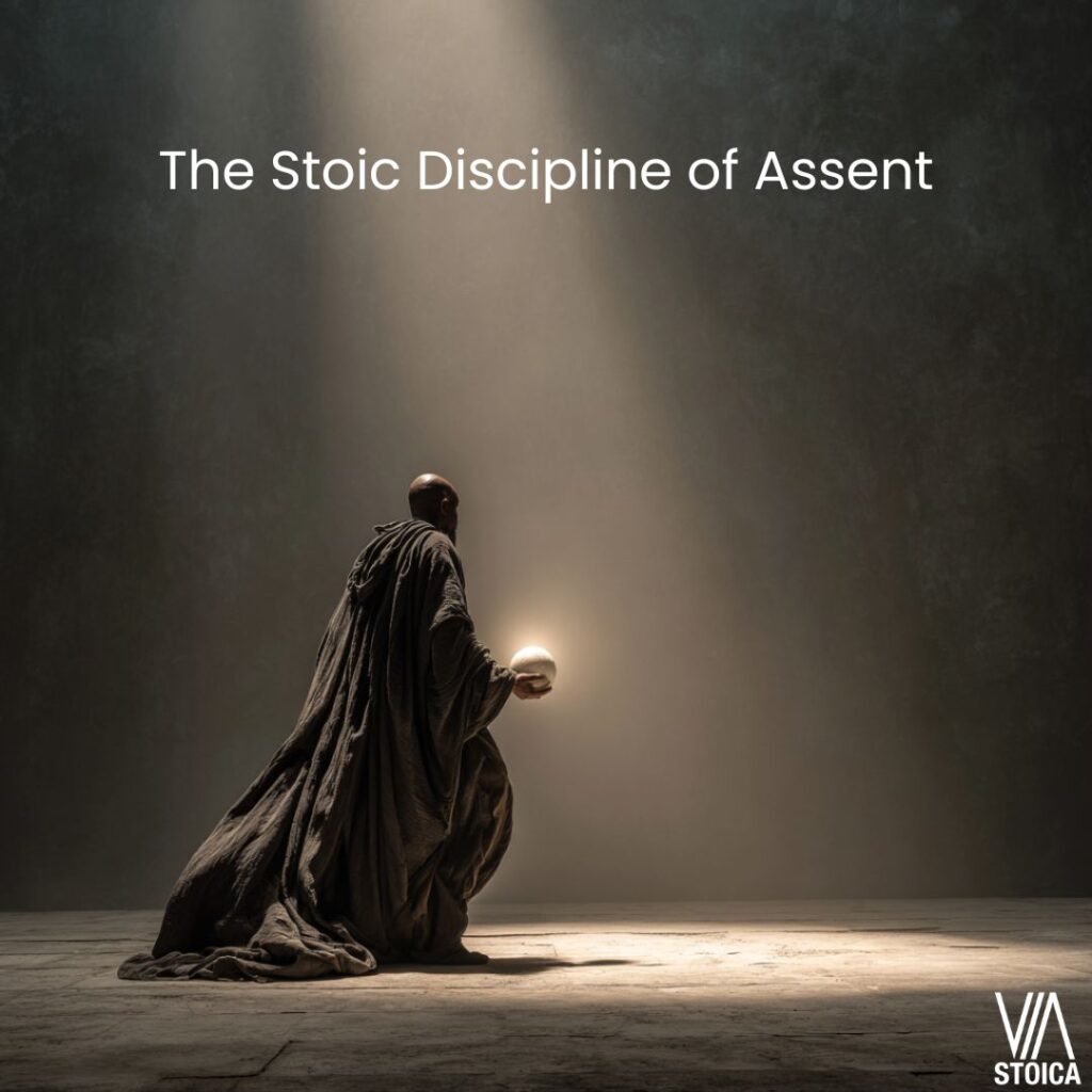How to practice the Stoic discipline of assent, explained on Via Stoica.