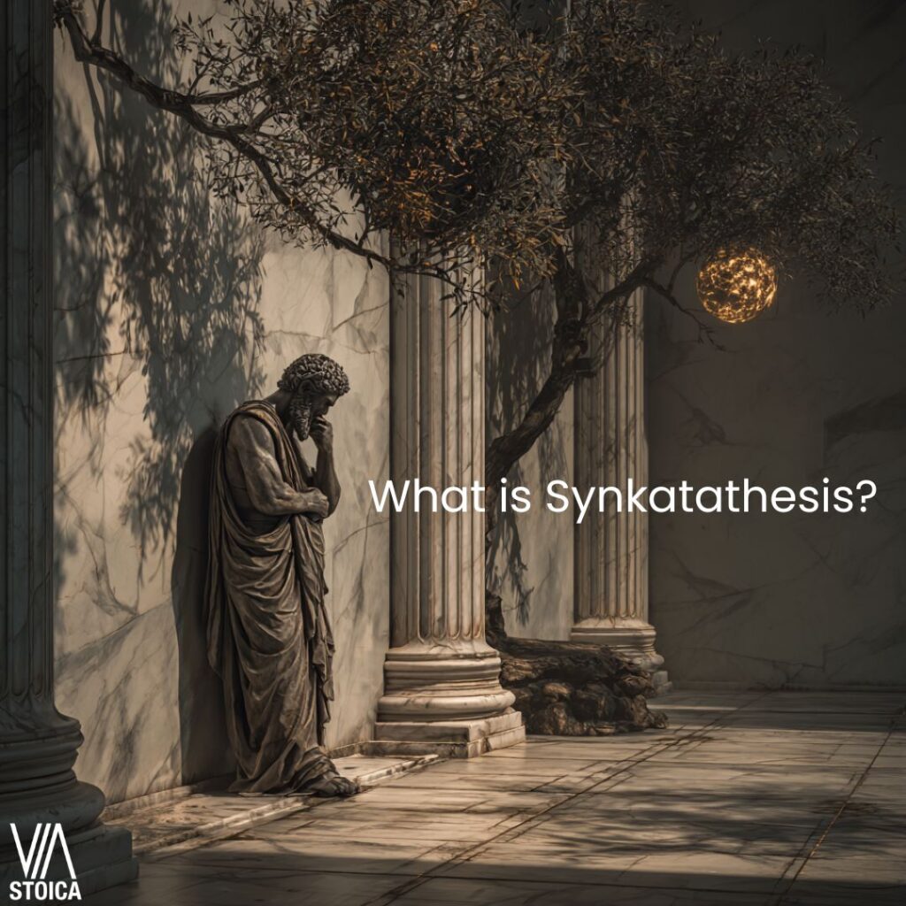 What is Synkatathesis? A description and practical application of the Greek Stoic term of assent on Via Stoica.