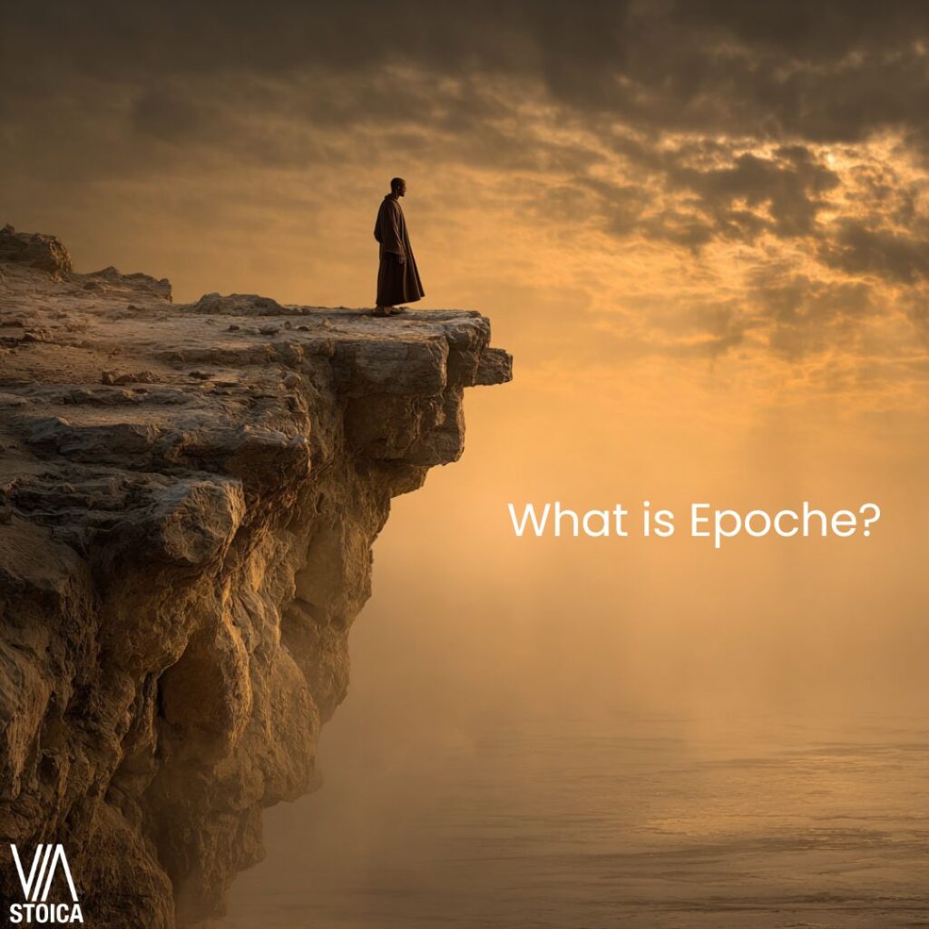 What is Epoche? An examination the Stoic Pause on Via Stoica.