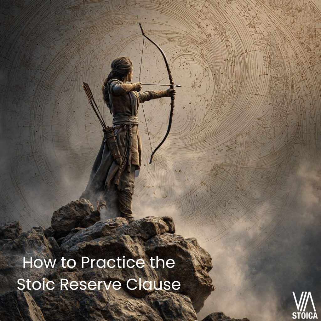 How to Practice the Stoic Reserve clause, an examination on Via Stoica.