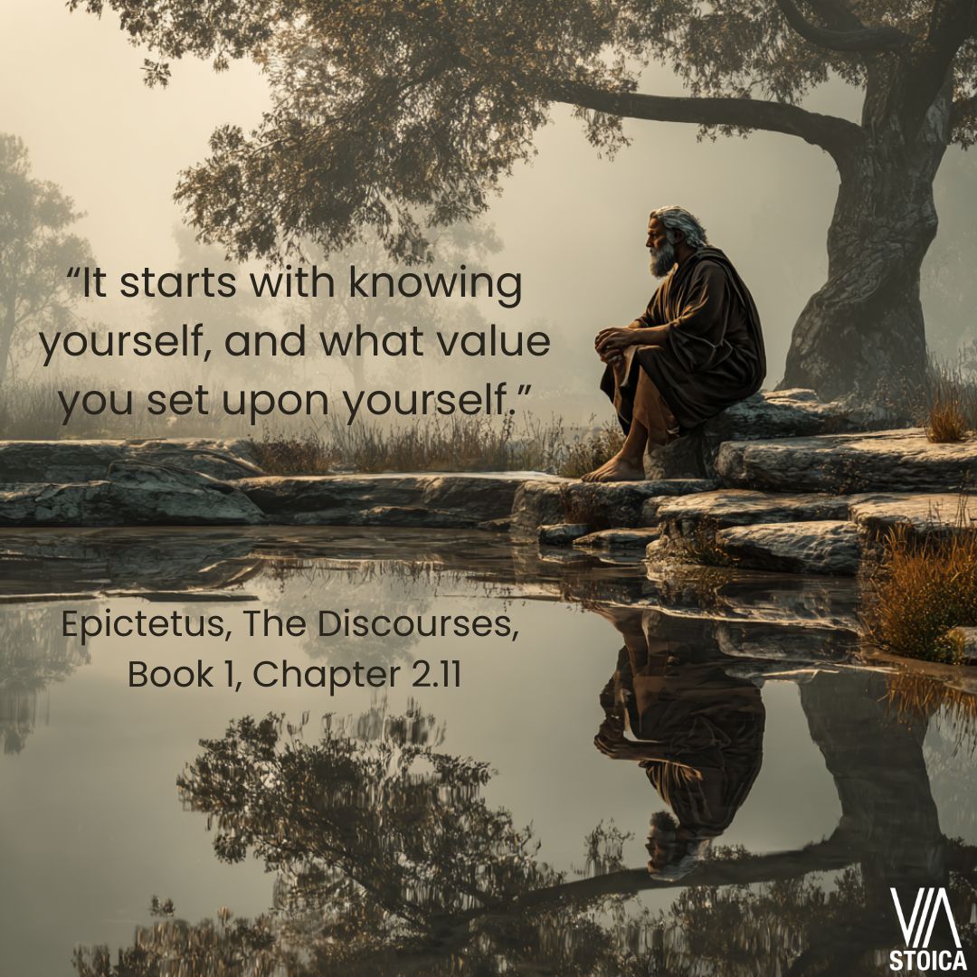“It starts with knowing yourself, and what value you set upon yourself.” An examination on how to build your self-worth like a Stoic on Via Stoica.