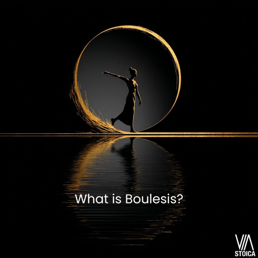 What is Boulesis? An examination and practice of this Stoic philosophical term on Via Stoica.