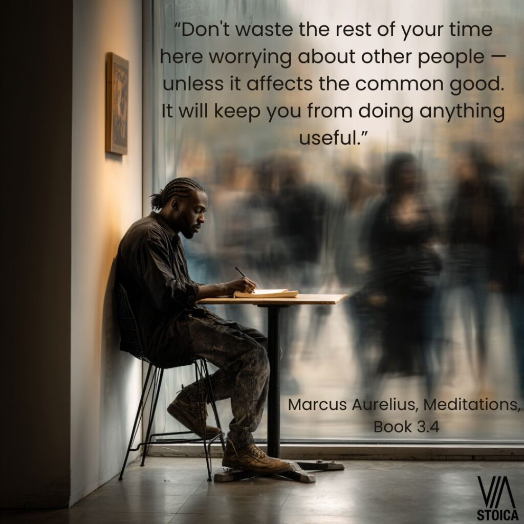 How to focus your thought and not keep you from doing what you must. Stoicism for Overthinking on Via Stoica.