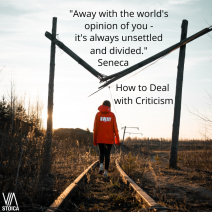 How to deal with criticism: thumbnail graphic