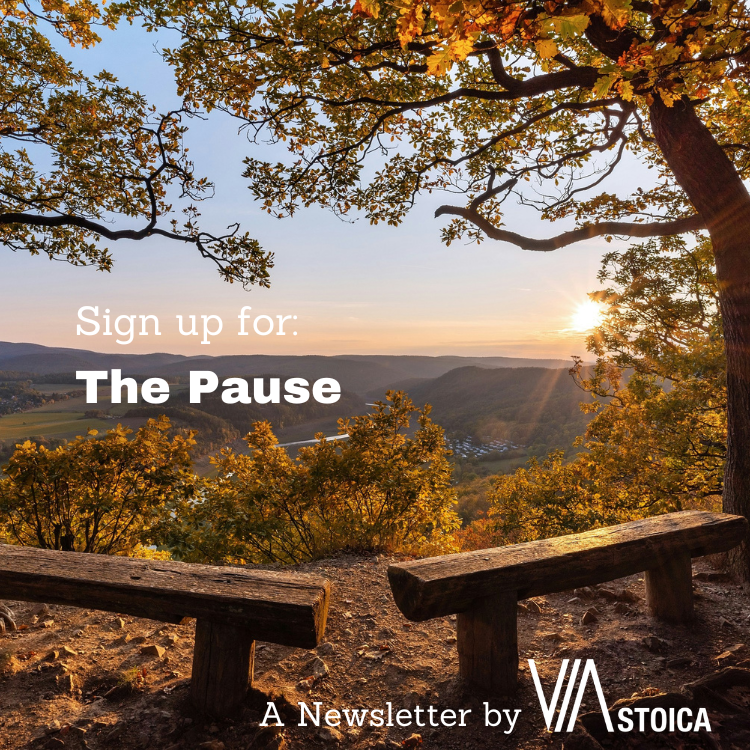 Sign up for the Pause, a Via Stoica newsletter
