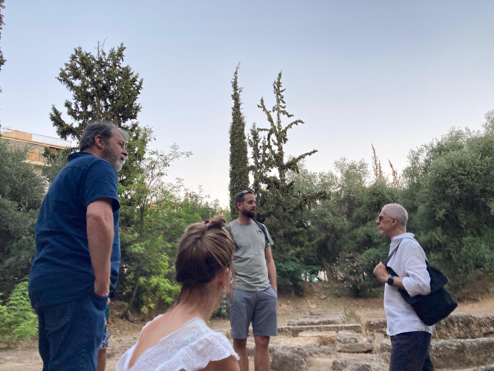 Philosophical walk at Plato's Academy, Athens, July 2025