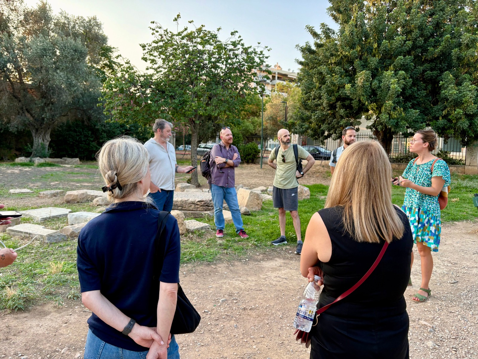 Philosophical walk at Plato's Academy, Athens, June 2025