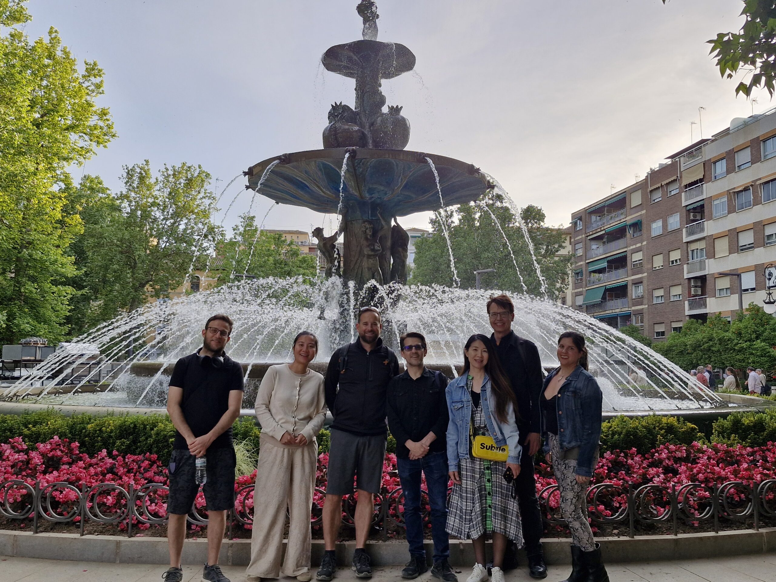 Stoic walk participants in Granada, Spain, May 2026