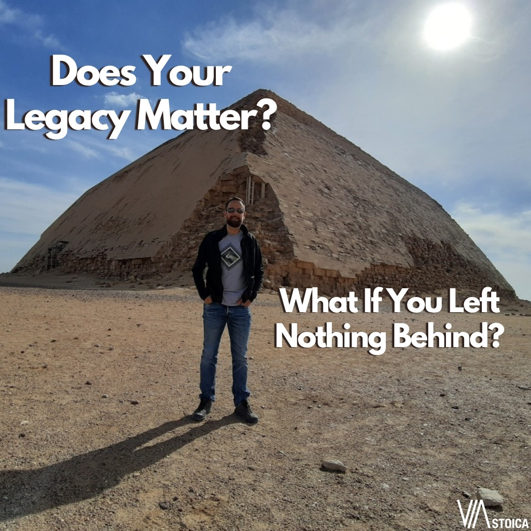 How to stop worrying about your legacy: Benny Voncken standing in front of a pyramid
