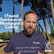 Benny Voncken, Via Stoica Podcast, I Found Epictetus on Montaigne's Ceiling
